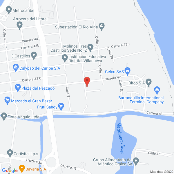 Map of Comercializadora La Zona Ltda.