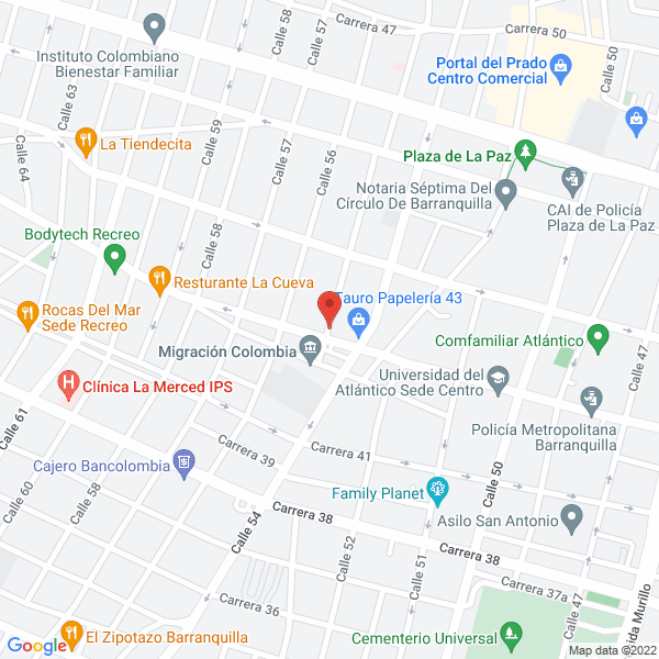 Map of Langum Ingredients S.A.S.