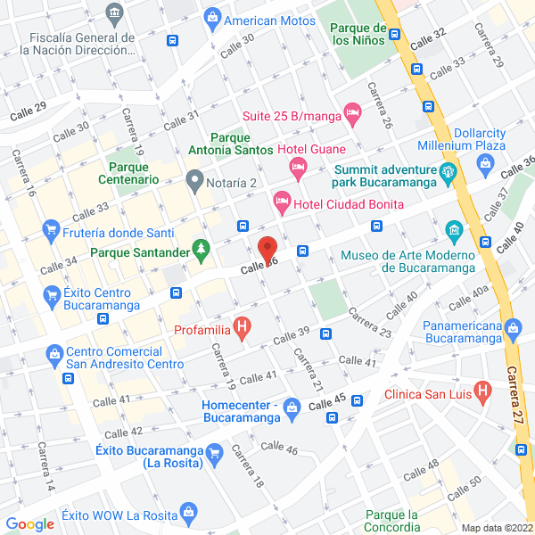 Map of Inversiones Futura S.A.S.