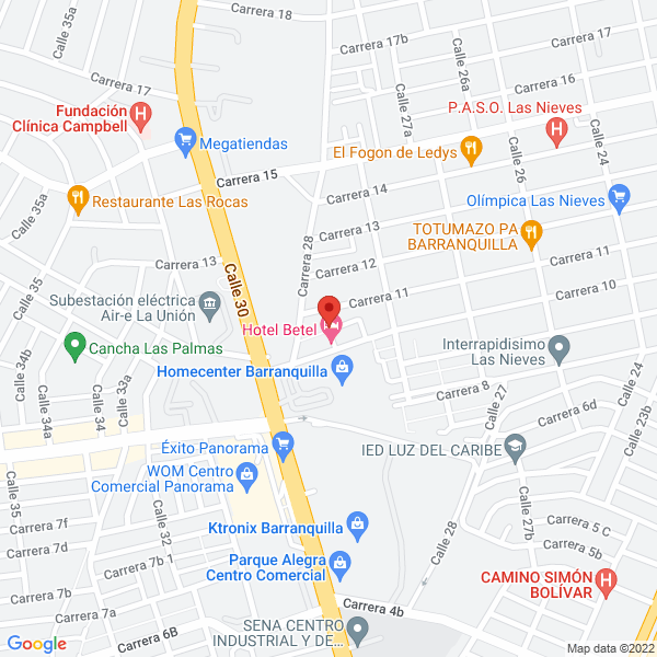 Map of Insumos Y Suministros Bethel S.A.S.