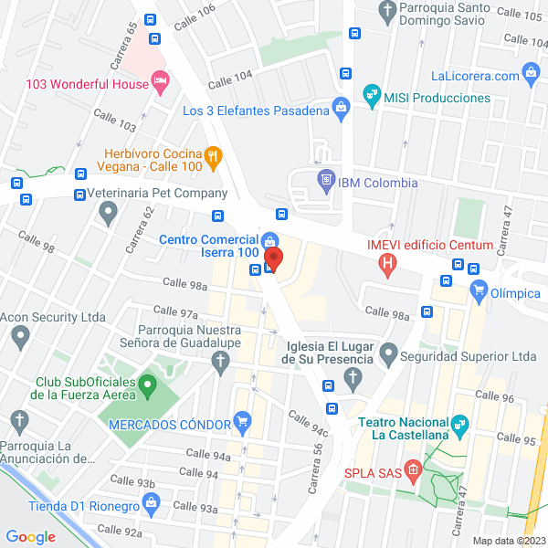Mapa de Comercial Médica S.A.S