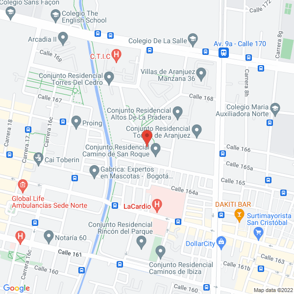 Mapa de Ontime Servicios Especiales S.A.S.