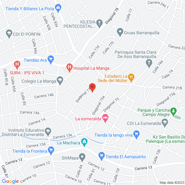 Map of Servicios De Asesorias Fabricacion E Instalacion De Proyectos S.A.S.