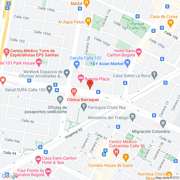 Mapa de Banco De Voces Y Artistas Ltda.