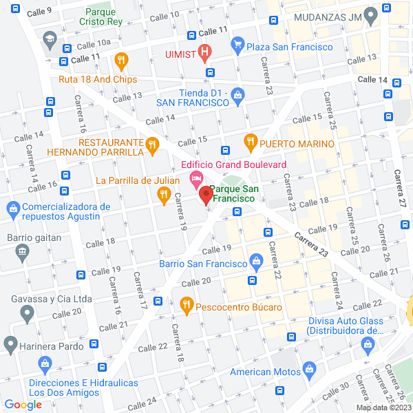 Map of Procesadora Y Comercializadora De Alimentos Renacer S.A.S.