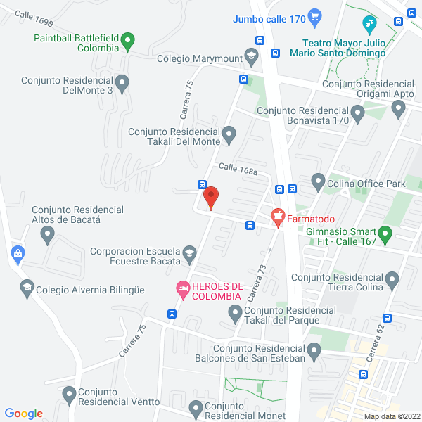 Mapa de Orelyon Consultores S.A.S.