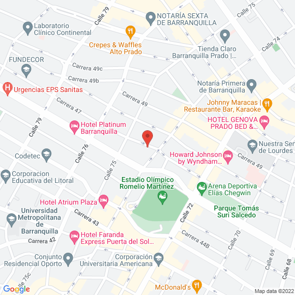 Map of Brasterdin S.A.S.