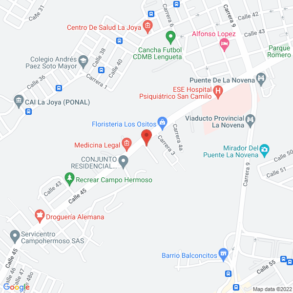 Map of Dekorsofis S.A.S.