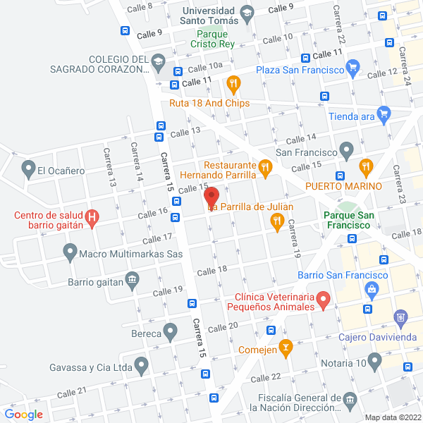 Map of Metalcardenas S.A.S.