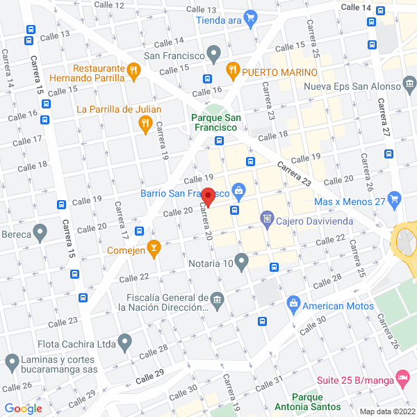 Map of Granpyme Ltda