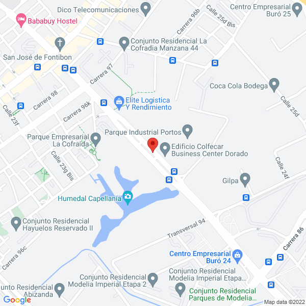 Mapa de Cargobogotá S.A.S.