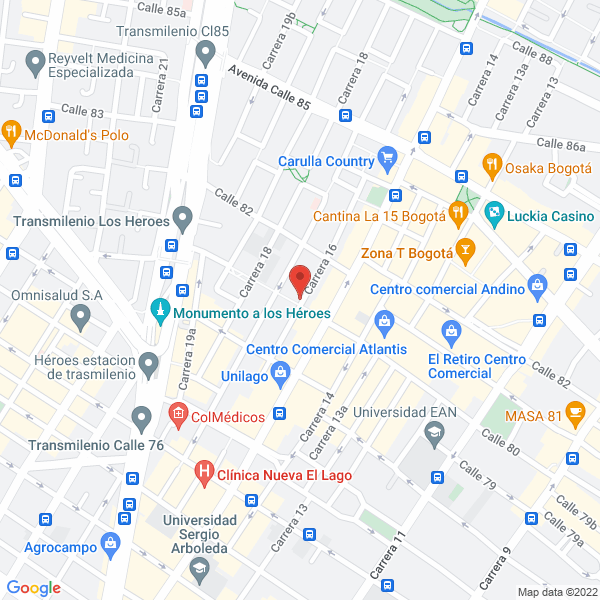 Mapa de Compañía De Ingenieros Consical Ltda.