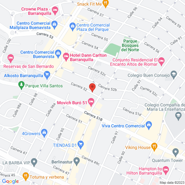 Map of De Alzaga Trading International S.A.S.