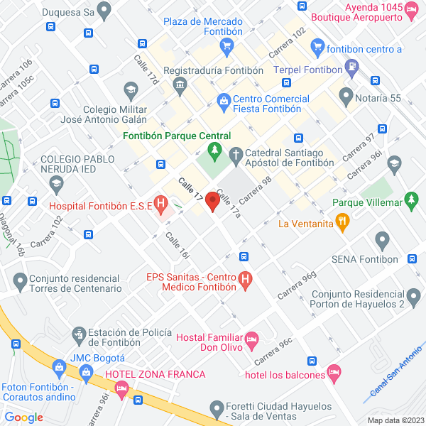 Mapa de Maurifrutiver S.A.S.
