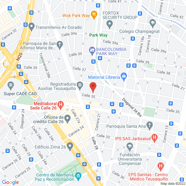 Mapa de Sinerware S.A.S.
