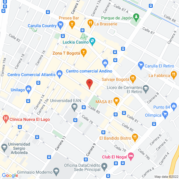 Mapa de Teltronic Andina Ltda.