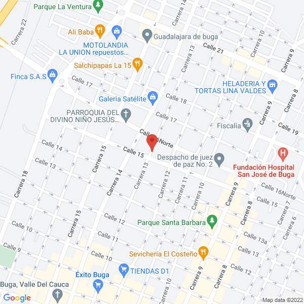 Map of L & E Servicios Hospitalarios S.A.S.