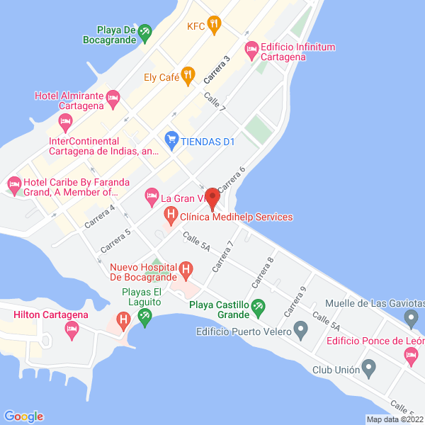 Map of Botes De La Bahia S.A.S.