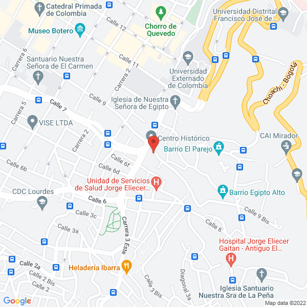Mapa de Transmercurio S.A.S.