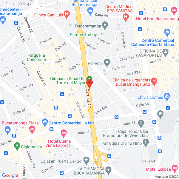 Map of Sisa J.G. S.A.S.