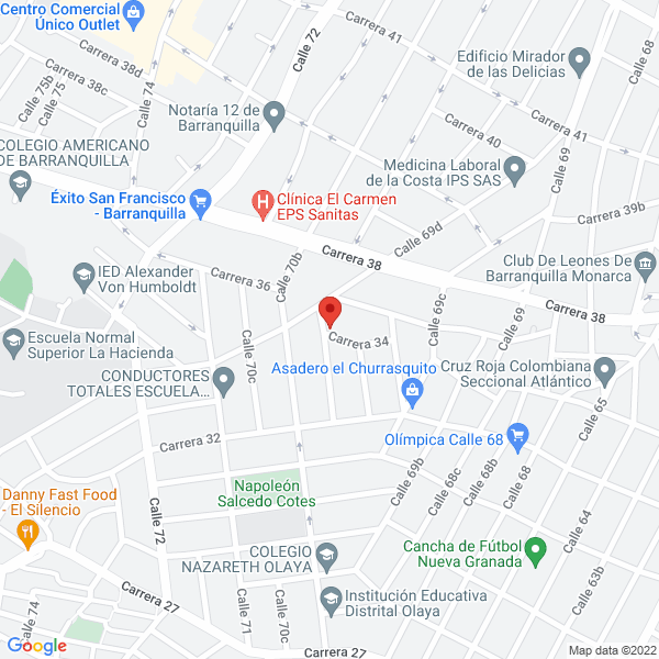 Map of Frupy Pulpa S.A.S.