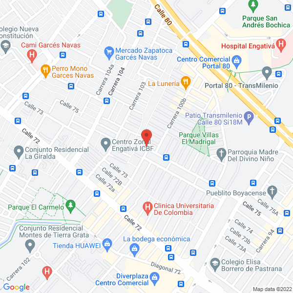 Mapa de Hidroinco S.A.S.