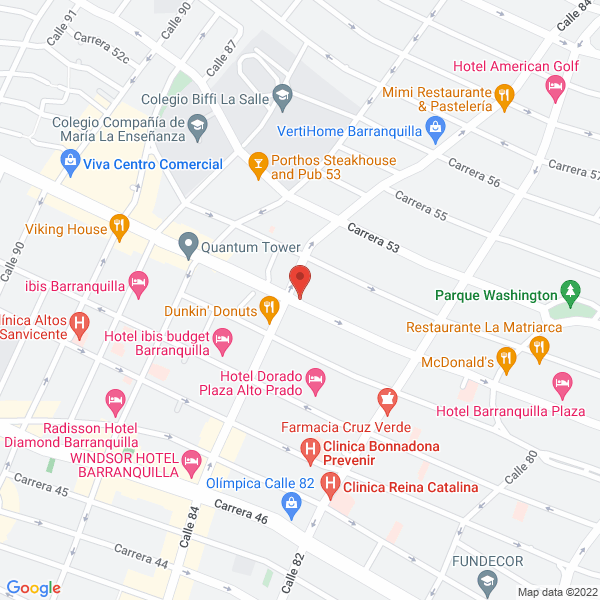Map of Nutrivida De Colombia S.A.S.