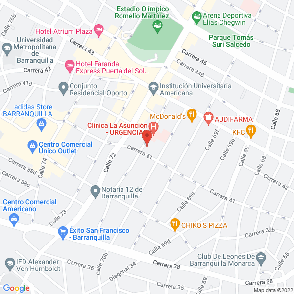 Map of Neogrande S.A.S