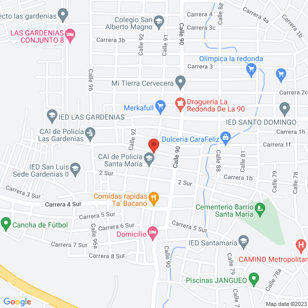 Map of Distribuciones Aristizábal Del Caribe S.A.S.