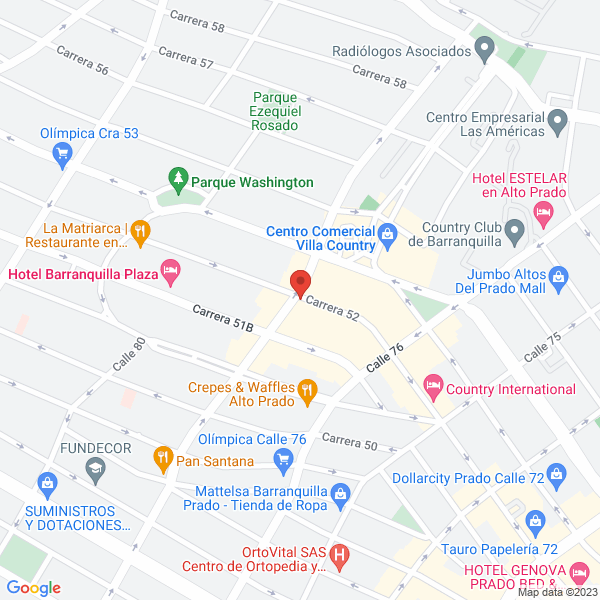 Map of Construcciones E Inversiones Vista Norte S.A.