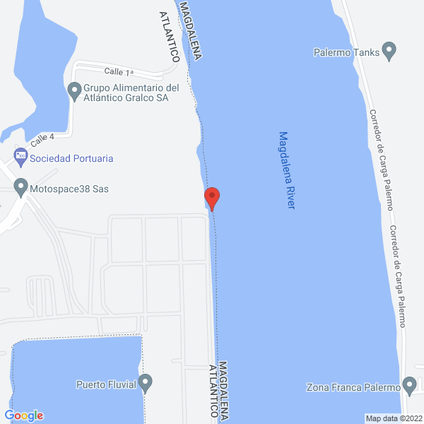 Map of Puerto De Barranquilla