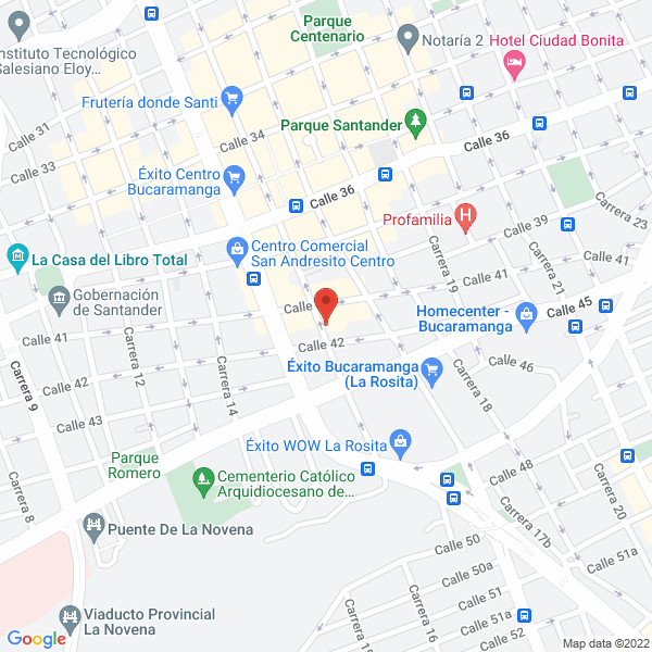 Map of Refricenter Santander S.A.S