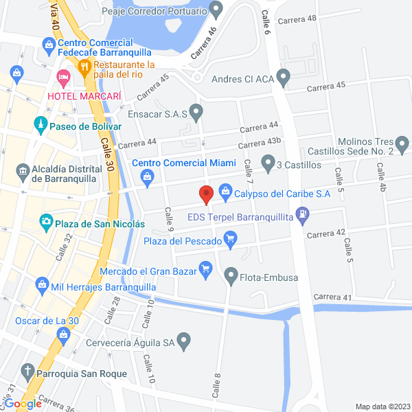 Map of Verduras De La Sabana Quintero Chavez C.I. S.A.S.