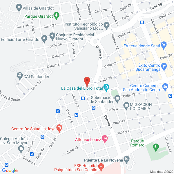 Map of Casa Maternal