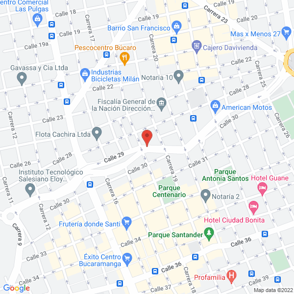 Map of El Hacendado