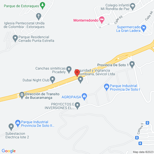 Map of Pinto S.A.