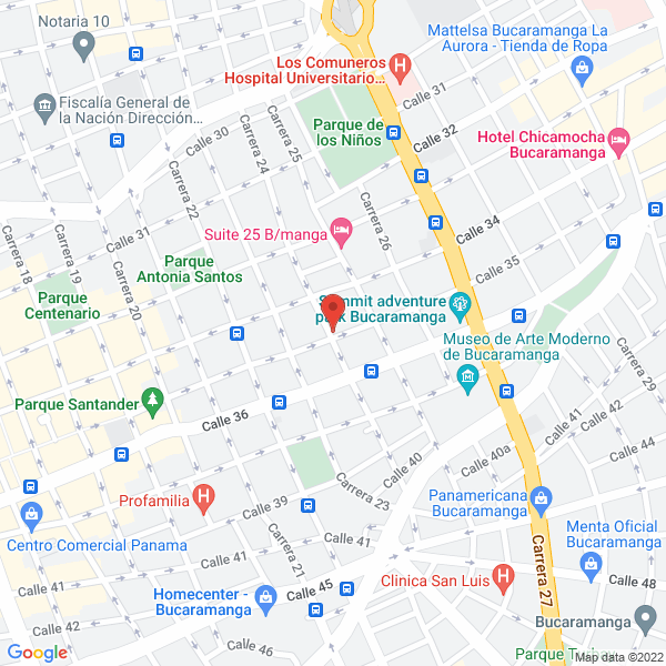 Map of Quirúrgicos Especializados S.A.