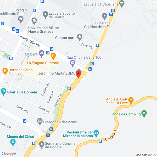 Mapa de Corpbanca Investment Trust