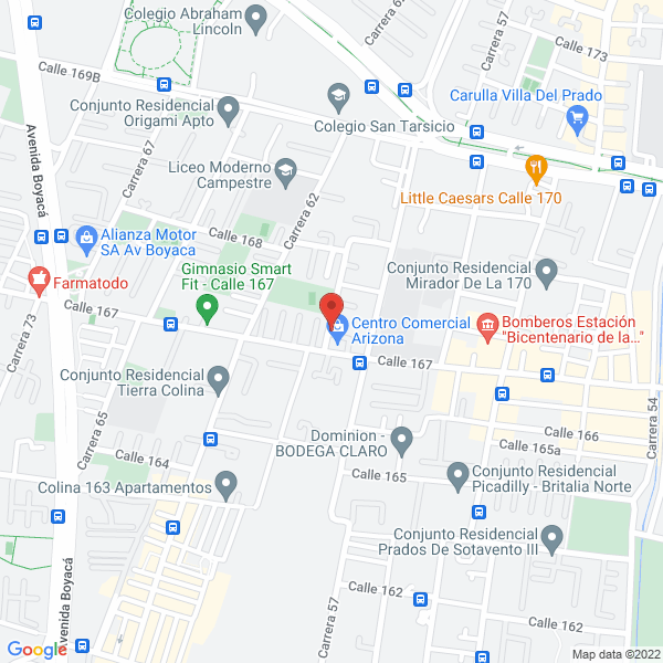 Mapa de Viaje Azul