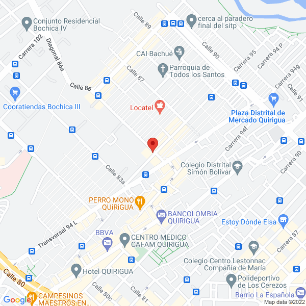 Mapa de Descansemos Fincas Viajes Y Turismo