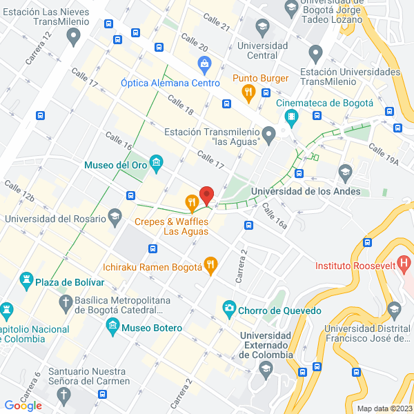 Mapa de Tucaya Colombia