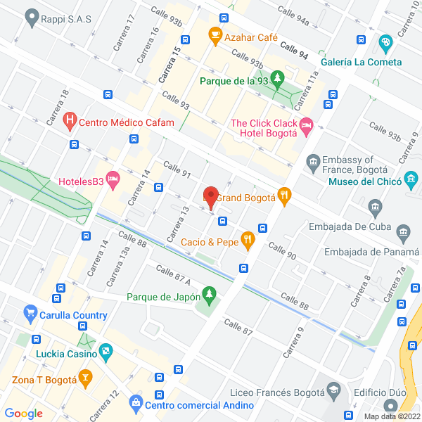 Mapa de Cosmopolitan Education