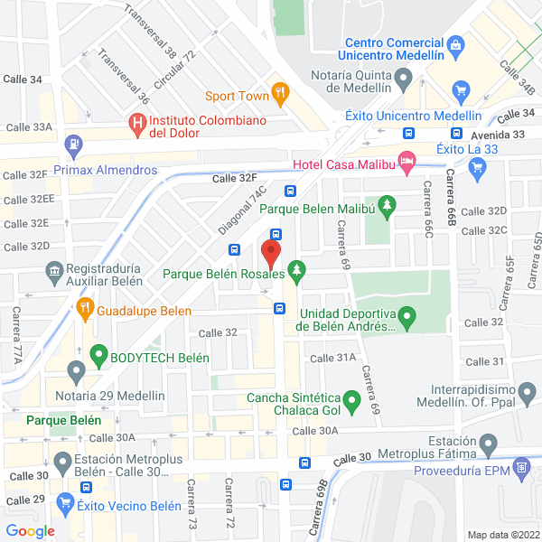 Mapa de Renting De Servicios Y Turismo