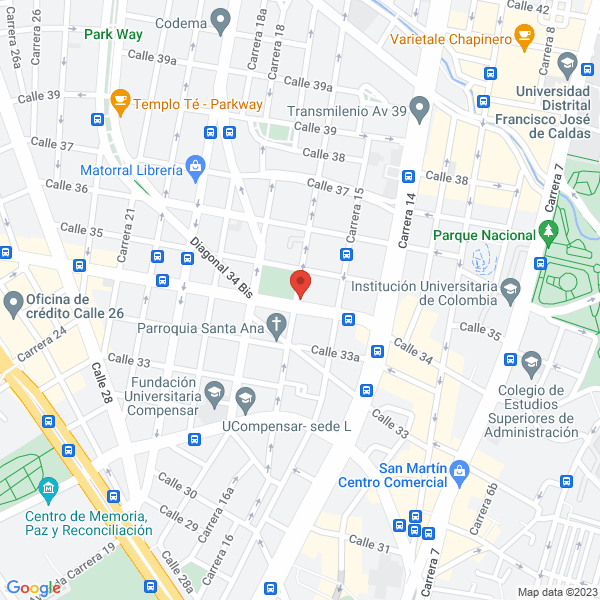 Mapa de Politours De Las Americas Agencia De Viajes Sas