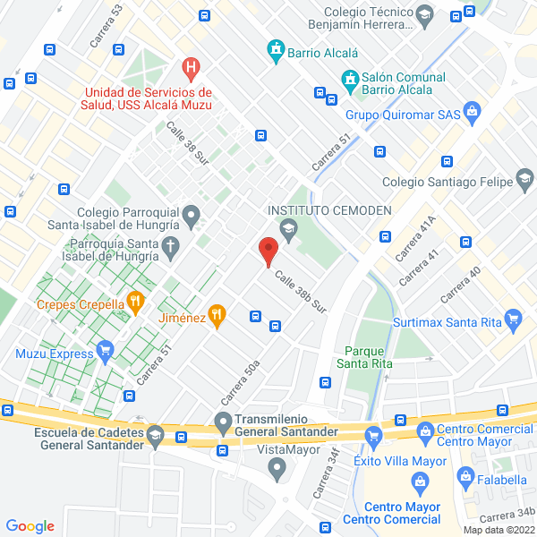 Mapa de Destinos De Colombia