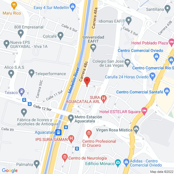 Mapa de Parcelaciones El Retiro S.A.