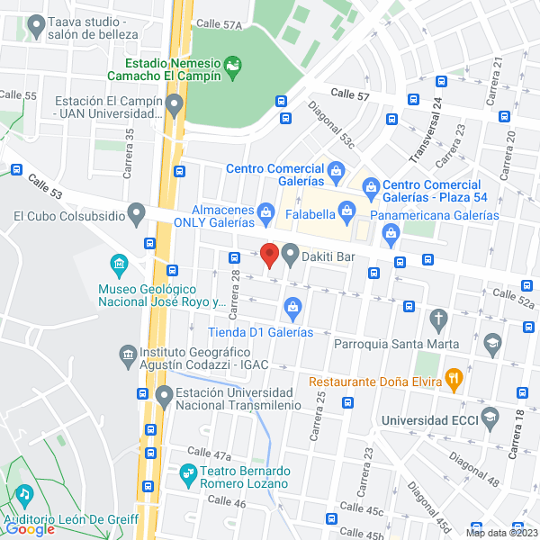 Mapa de Ingeniería Construcciones Y Metalúrgicas Incometal S.A.S.