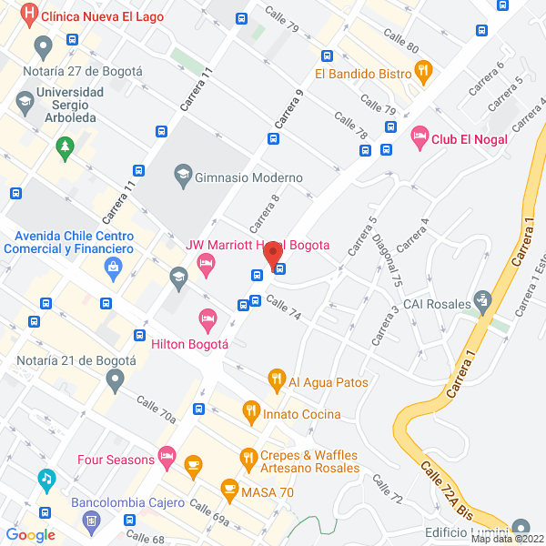 Mapa de Columbia Coal Company S.A.