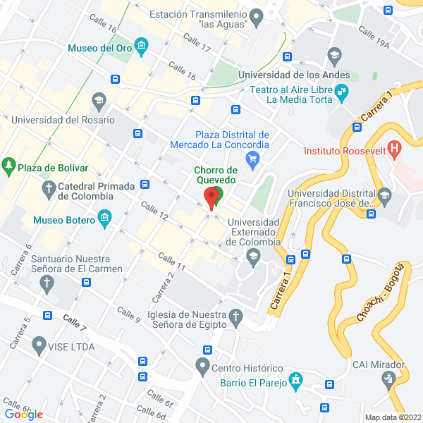Mapa de Casa Bellavista Hostel