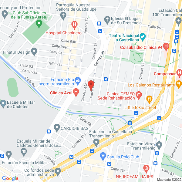 Mapa de Maya Traveling International Sas